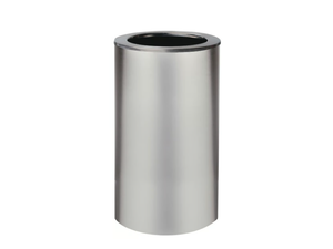 STEEL - High round stainless steel plant pot with automatic watering - Accessories by Hobby Flower