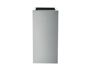 STEEL - High square stainless steel plant pot with automatic watering - Accessories by Hobby Flower