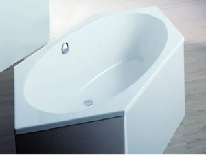 ARMADA - Freestanding hexagonal acrylic bathtub - Bathtub by Hoesch