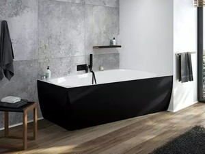 ISENSI BI-COLOUR - Asymmetric corner acrylic bathtub - Bathtub by Hoesch