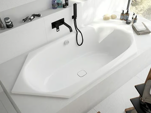 ISENSI - Built-in hexagonal acrylic bathtub - Bathtub by Hoesch