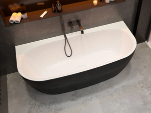 ISENSI - Oval acrylic bathtub - Bathtub by Hoesch