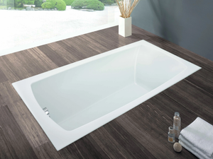 LARGO - Built-in rectangular acrylic bathtub - Bathtub by Hoesch