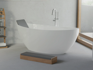 NAMUR - Freestanding oval Solique bathtub - Bathtub by Hoesch