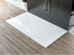 NIAS - Flush fitting rectangular Solique shower tray - Shower tray by Hoesch