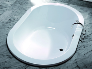 SCELTA - Built-in oval acrylic bathtub - Bathtub by Hoesch