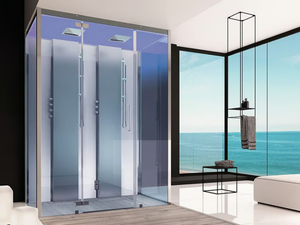 SENSEPERIENCE - Free standing 2 places steam shower cabin - Shower by Hoesch