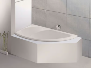 SPECTRA - Asymmetric built-in acrylic bathtub - Bathtub by Hoesch