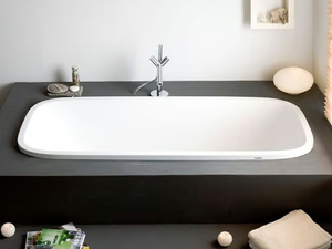 UNO - Built-in rectangular acrylic bathtub with chromotherapy - Bathtub by Hoesch