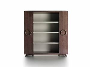 HAUSSMANN - Oak bookcase - Cabinet by HUGUES CHEVALIER