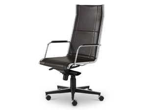 BLADE - High-back leather executive chair - Office Chair by i 4 Mariani