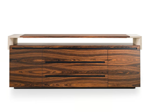 CROSSING - Low wooden office storage unit with drawers - Cabinet by i 4 Mariani