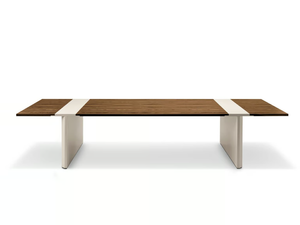 CROSSING - Rectangular melamine-faced chipboard meeting table - Table by i 4 Mariani