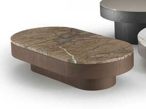 DOT - Oval marble coffee table - Coffee table by i 4 Mariani