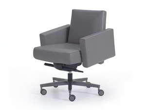 INCA - Swivel leather executive chair - Office Chair by i 4 Mariani