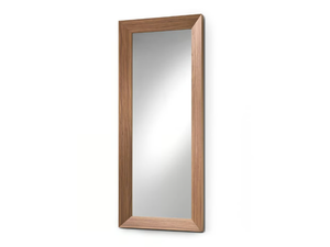 MATERICA - Rectangular framed wall-mounted wooden mirror - Accessories by i 4 Mariani
