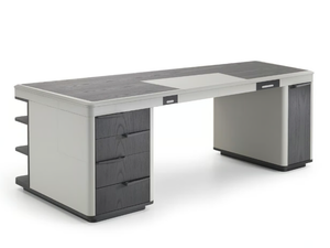 NOAH - Wooden executive desk with drawers - Desk by i 4 Mariani