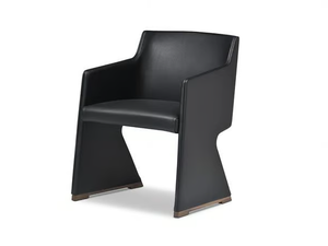OPHY - Leather training chair with armrests - Chair by i 4 Mariani