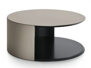 PAPIER - Round low wooden coffee table - Coffee table by i 4 Mariani