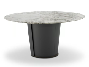 PAPIER - Round marble table - Table by i 4 Mariani