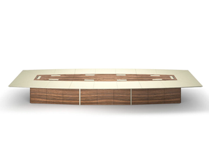 PRESIDENT - Rectangular meeting table with cable management - Table by i 4 Mariani