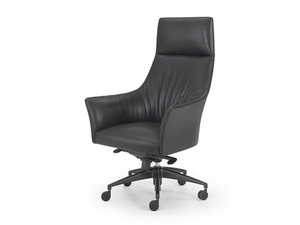 SELLA - High-back leather executive chair - Office Chair by i 4 Mariani