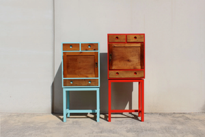 ARTHUR & ZOÉ - Wooden highboard - Cabinet by ICI ET LÀ
