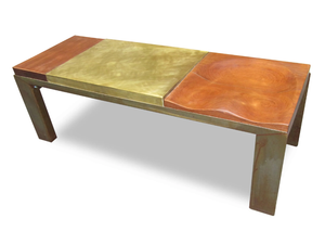 BRASS BUM - Oak bench - Bench by ICI ET LÀ