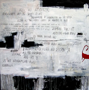 GATO ROJO - Acrylic on canvas - Styling by ICI ET LÀ