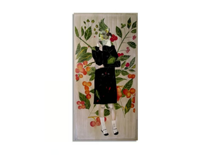 GREEN LOLI - Oil and mixed technique on canvas - Styling by ICI ET LÀ