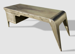 MISS MOLLY - Metal writing desk with drawers - Desk by ICI ET LÀ