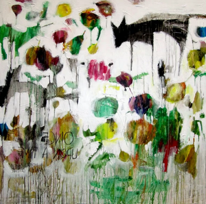 ONCE UPON A TIME - Acrylic on canvas - Styling by ICI ET LÀ