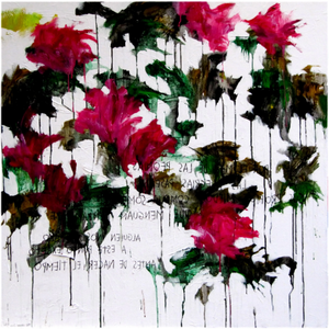 PEONIAS - Acrylic on canvas - Styling by ICI ET LÀ