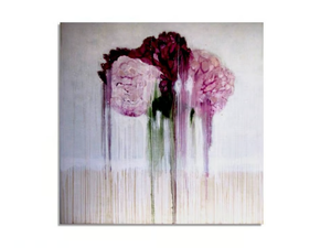 PINK PEONIES - Oil and mixed technique on canvas - Styling by ICI ET LÀ