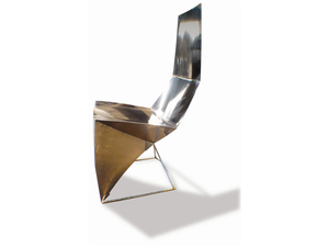 SKINNY BACK - Steel chair high-back - Chair by ICI ET LÀ