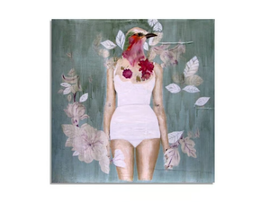 SOFIA - Oil and mixed technique on canvas - Styling by ICI ET LÀ