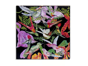 TROPICAL BLACK - Oil and mixed technique on canvas - Styling by ICI ET LÀ