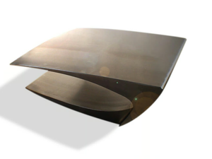 UNFLAT - Stainless steel coffee table - Coffee table by ICI ET LÀ