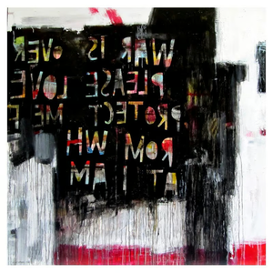 WAR IS OVER - Acrylic on canvas - Styling by ICI ET LÀ