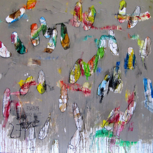 YES - Acrylic on canvas - Styling by ICI ET LÀ