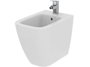 I.LIFE B - T4582 - Back to wall ceramic bidet with overflow - Toilet seat by Ideal Standard