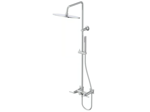 JOY NEO - BD159 - Wall-mounted shower panel with diverter with hand shower - Shower panel by Ideal Standard
