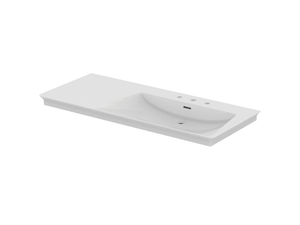 LA DOLCE VITA - E269601 / E269701 - Single ceramic washbasin with overflow with integrated countertop - Washbasin by Ideal Standard