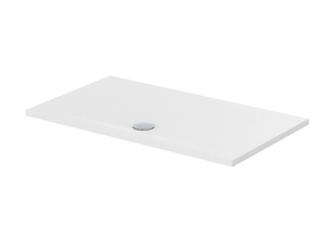 STRADA + - Anti-slip rectangular ceramic shower tray - Shower tray by Ideal Standard