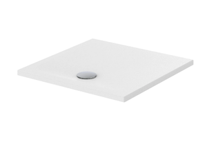 STRADA + - Square anti-slip ceramic shower tray - Shower tray by Ideal Standard