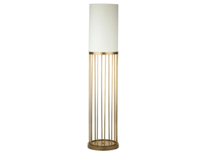 CAGE 02 - LED brass floor lamp - Floor lamp by Il Bronzetto