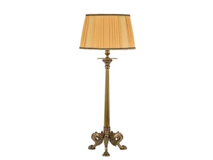 LUXURY FOUNDRY MYTHO 654 - Fabric and brass table lamp - Table lamp by Il Bronzetto