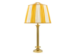 LUXURY FOUNDRY PALMIRA 740 - Brass and fabric table lamp - Table lamp by Il Bronzetto