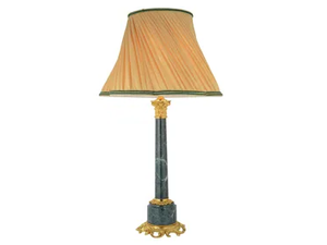 LUXURY FOUNDRY PALMIRA 742 - Marble and fabric table lamp - Table lamp by Il Bronzetto
