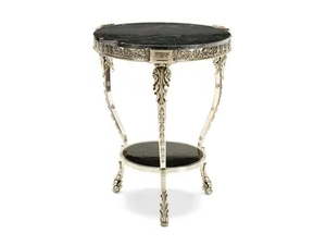 LUXURY FOUNDRY PALMIRA 790 - Round marble top coffee table - Coffee table by Il Bronzetto
